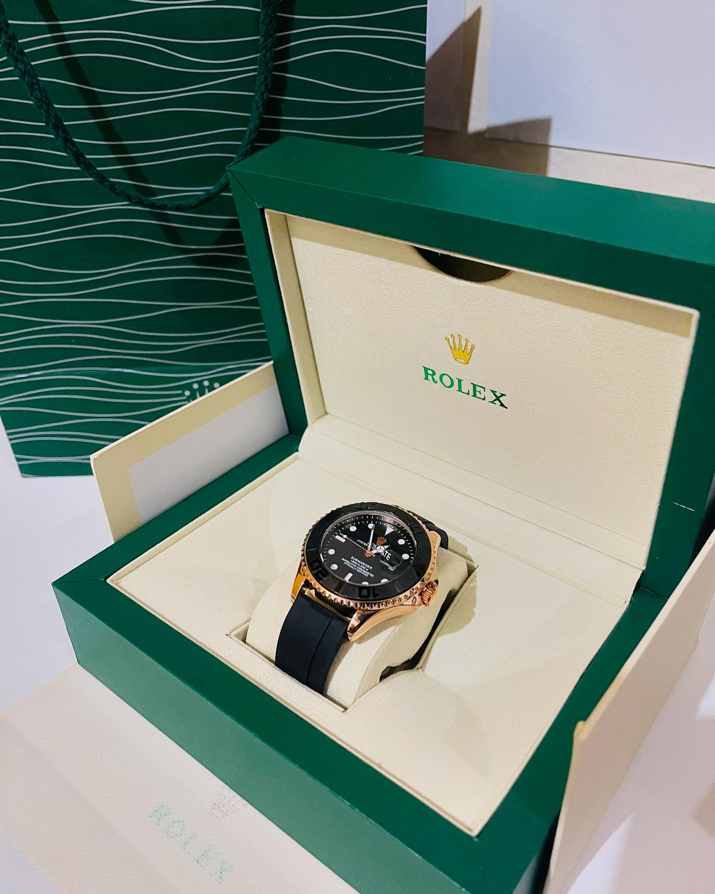 Rolax Yatch master (Silicone Straps)
